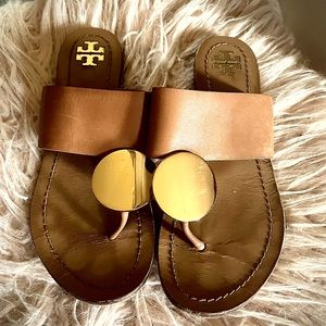 Authentic Tory Burch - Tan Sandals - used